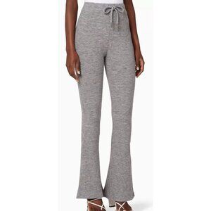 Lavish Alice Lounge Ribbed Knit Grey Flare Pants-sz 10